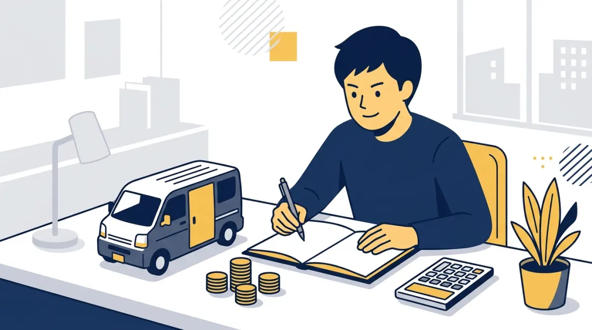 軽貨物の開業資金・初期費用を計画する新規開業ドライバー