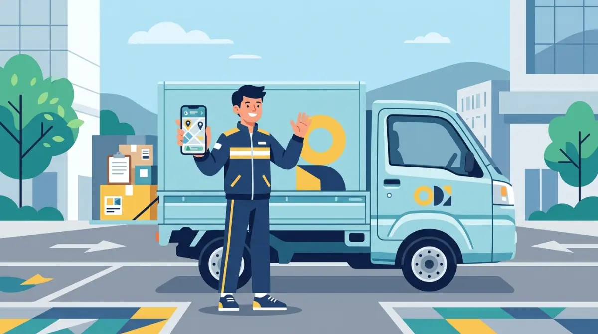 普通免許で軽貨物を始め、軽マッチのアプリで案件を受けるドライバー