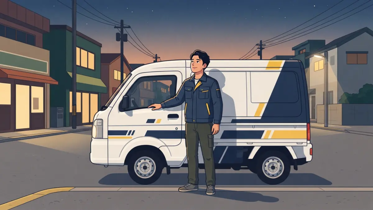 軽貨物はやめとけと言われる理由を検証し後悔しない始め方を考えるドライバーのイメージ